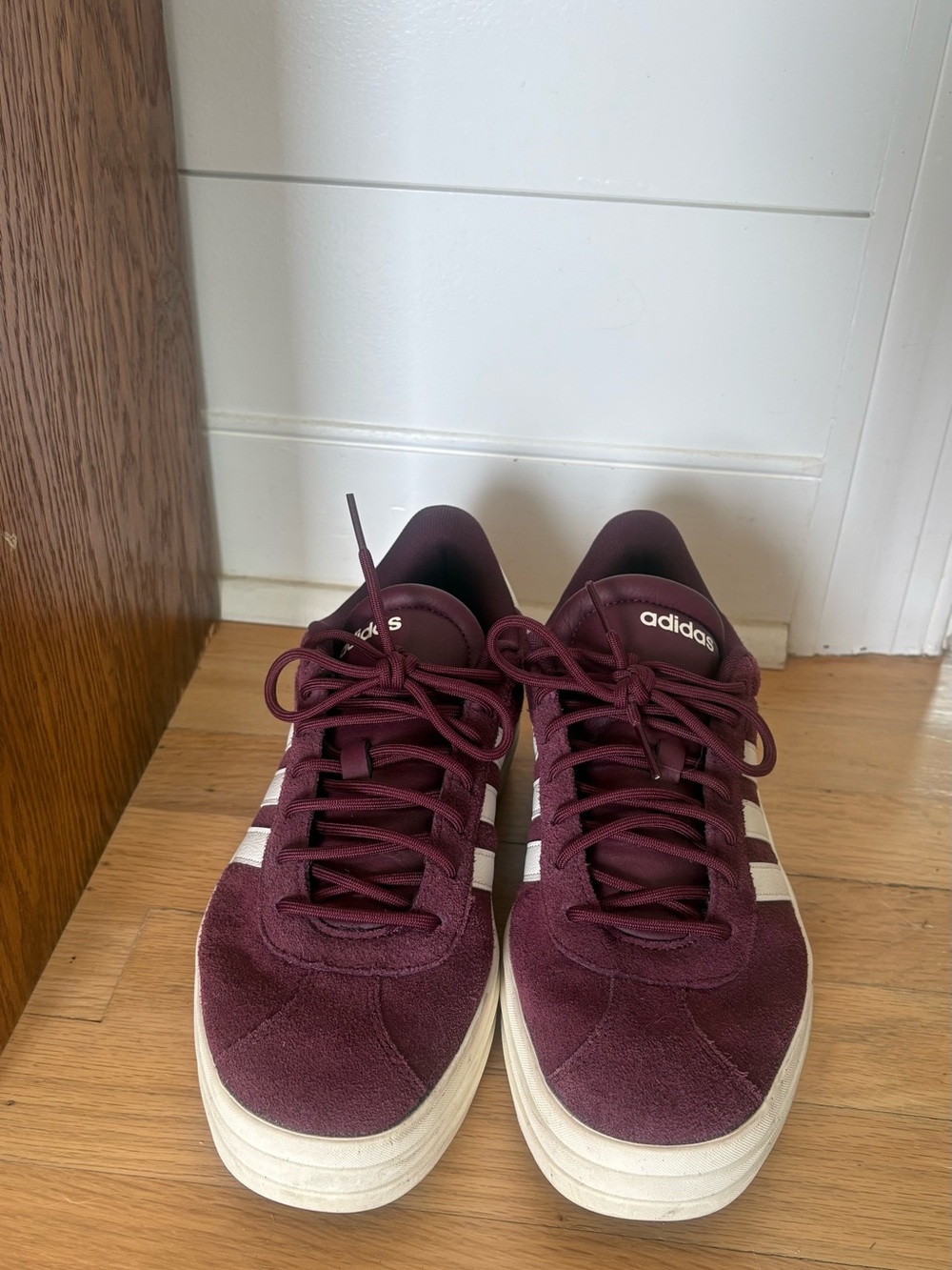Adidas VL Court Bold Lace Up Sneakers